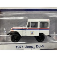 < Model King > 1/64 American Green Light Alloy Car 1971 Jeep DJ-5