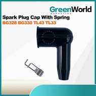 Spark Plug Cap with Spring Kepala Plug Brush Cutter Plug Cover BG328 TL33 TL43