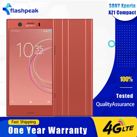 Original Sony Xperia XZ1 Compact G8441 SO-02K 4G Mobile Phone 4.6" 4GB RAM 32GB ROM Snapdragon 835 O