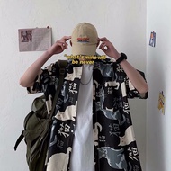 Shirt Flower Shirt Short Sleeve Shirt Japanese Shirt Hawaii Beach Shirt Casual Loose Shirt Trendy Co