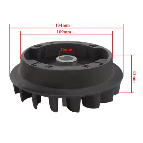 1PCS petrol generator parts petrol generator plastic flywheel ET950 650W 500W 850W