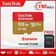 (ส่งด่วน) SANDISK Extreme Game Micro SDcard 32/64/128/256GB (190MB) UHS-I V30 U3 A2 Memory card Nint