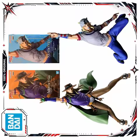 BANDAI JoJo’s Bizarre Adventure Steel Ball Run Anime Mometria Gyro Zeppeli Johnny Joestar Action Fig