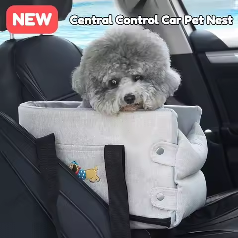 Puppy Dog Car Seat Travel Central Control Car Seat Cushion Pet Nest Small Dogs Chihuahua Cats Car Tr