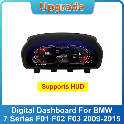 New 2025 Latest Original Car Digital Cluster Instrument LCD Speedmeters Dashboard Player For BMW 7 S