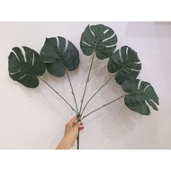 Monstera Hijau / Monstera Artificial / Daun Monstera Artificial /