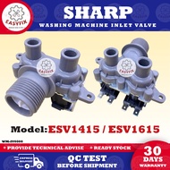 ESV1415 / ESV1615 SHARP WASHING MACHINE WATER INLET VALVE (COIL MASUK AIR) ESV-1415 ESV-1615