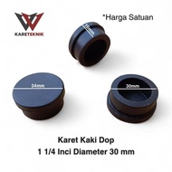 Rubber Feet Dop 1 1/ 4 inch Model POLOS Diameter 30mm Round Iron Pipe Table Chair Shelf Cover/