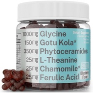 SHIZAM Glycine Supplements with Phytoceramides Gummies – L-Glycine Gummy Supplement Alternative to C