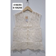 BRANDED GALLERY ET CETERA VEST LUXURY LACEWanita