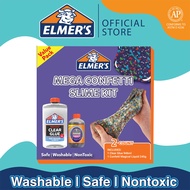 Elmers Mega Confetti Slime Kit Bundle Value Pack | Slime Toys Kids Craft Non Toxic Fun | Elmer Elmer