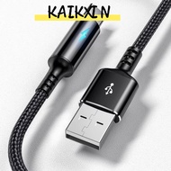 KAIKXIN Micro USB Cable, Short Nylon USB Type C Cable,  Portable Fast Charging 25cm Data Cable