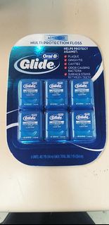 減!減!減!Oral-B Glide Advanced Multi-Protection Floss 6 pack( 44m/pack) 牙線6個裝(44米/個) 037000953395