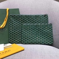 2024 For/Go-ya/ Same Style Men's Clutch Goyard Dog Tooth Tablet Bag Business Casual Storage Bag