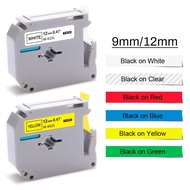 (9mm, 12mm) Compatible Brother M Tape M-K231 M-K221 M-K131 M-K631 MK-231s, for Brother P-Touch PT-M9