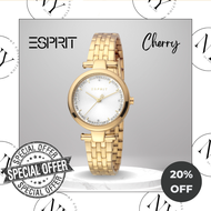 「Available」 ESPRIT Cherry / Premium Quality Gold Stainless Steel Elegant Women Watch / ES1L203M0075 / Accessories