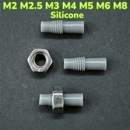 M2 M2.5 M3 M4 M5 M6 M8 Grey Silicone Round Shank Rubber Plug High Temperature Resistant Paint Maskin