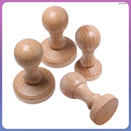 4 Pcs Stamps Scrapbooking Stamper Handles Classroom Supplies 6.00X3.00X3.00CM Khaki  daicoltd
