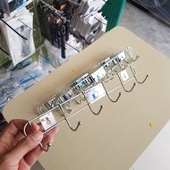 GANTUNGAN 6 hook iron clothes hanger 6 lever iron clothes hanger