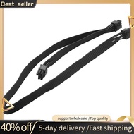 PCIe 8 Pin Male to Dual PCIe 2X 8 Pin (6+2) Male Power Adapter Cable for  Power Supply 25-Inch+9-Inc