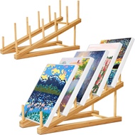 (REJY) Small Art Drying Rack Art Storage Rack5 Layers Paint Display Rack Storage Stand for Canvas Bo