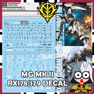 MG MK II RX179 TITAN AEUG DECAL DALIN DECAL UC59