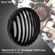 Motorcycle Headlight Grill Cover 5.75" Front Light Mesh Guard Protector For Harley Sportster XL883 1