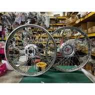 RIM FULL CHROME SET 1.40/17 / 1.40/18 / 1.60/18 LC135 Ex5 Dream Rxz W125 C70 GBO zxr150 Rs150 Y125z 