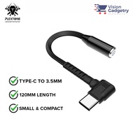 PLEXTONE Type C to 3.5mm Audio Jack Adapter Converter Cable 12cm