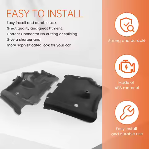 F9-1 Pair Underbody Cover Engine Lower Guard 4G0825201A 4G0825202A For A6/Avant A7 Sportback