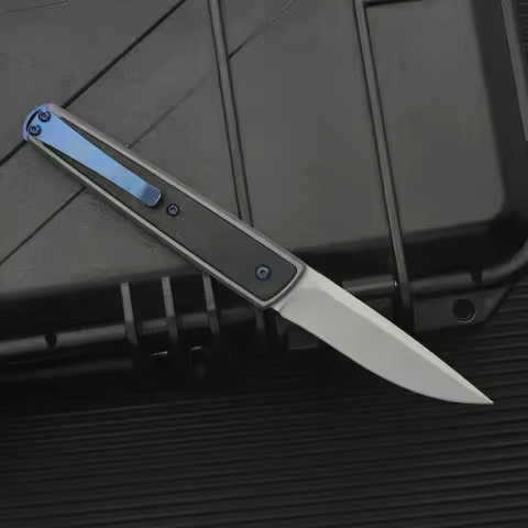 Top Quality Outdoor Sports Folding Knife Exquisite Knives 8Cr13MoV Blade 420 Steel Embedded with G10
