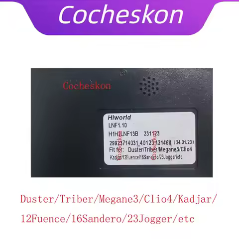Cocheskon Car Radio Stereo Canbus Box WC Hiworld LNF1.10 For Duster/Triber/Megane3/Clio4/Kadjar/12Fu
