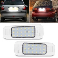 Wishlistforyou Pair 12V Car License Plate Lights LED Canbus Error Free Automotive Accessories Rear L