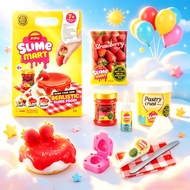 ZURU Slime Mart Strawberry Cheesecake DIY Slime Craft Toys Kids Pretend Play Food Set ZURU