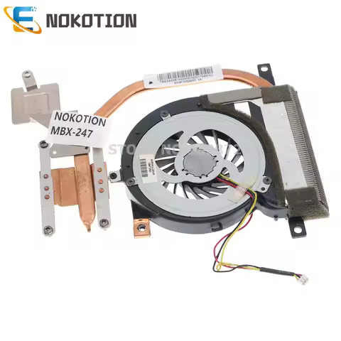 NOKOTION MBX-247 Radiator for sony Vaio VPCEH PCG-71912L VPCEH14FM laptop cooling heatsink with fan