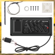 (HARB) 4-Band EQ Equalizer Piezo Pickup for EQ-7545R Pre-Amp Acoustic Guitar Preamp Amplifier Tuner