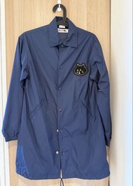 Nenet nya x Champion 風褸 Navy Blue Cat Patch Coach Jacket Size M
