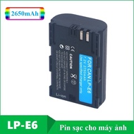 Pin máy ảnh LP-E6 2650mAh cho 60D 70D 6D 7D 5D MARK II 5D MARK III 7D II - Pin sạc cho máy ảnh LP E6