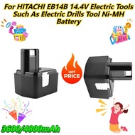 3600/4800mAh For HITACHI EB14B 14.4V Electric Tools Such As Electric Drills Tool Ni-MH Battery