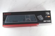 (7折) POWZAN RF720 無線鍵盤 無線滑鼠套裝組合 / RGB背光 / 鋰電池充電 750小時續航力
