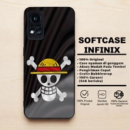 Case Infinix Hot 11 11S NFC 11S Finger 11 Play Terbaru Motif BENDERA ONE PIECE Softcase Glossy Silik