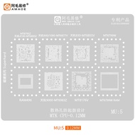 Amaoe MU5 BGA Reballing Stencil FOR 8100/930/9000/1080 MT8795Z MT6895Z MT6877V MT6855V MT6799W MT698