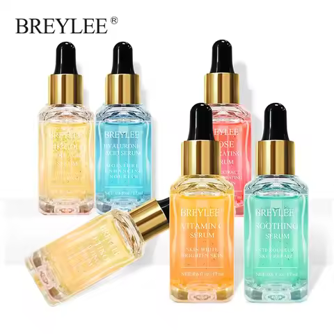 BREYLEE Retinol Face Serum Vitamin C Brighten Tone Essence Hyaluronic Acid Moisturizing Anti Aging C