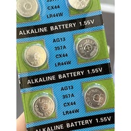 5 Blisters = 50 SODA LR44 AG13 CX44 SR44 357A A76 1.55V button batteries