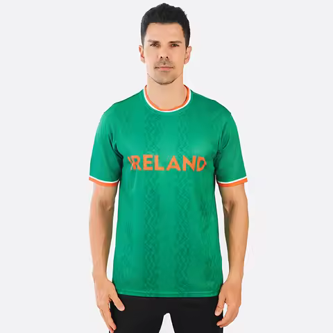2024 Ireland football jersey, training day shirt, high quality breathable fabric Irish soccer unifor