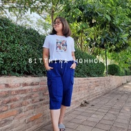 Mohom Pants 4-Pocket Brand Three-Quarter
