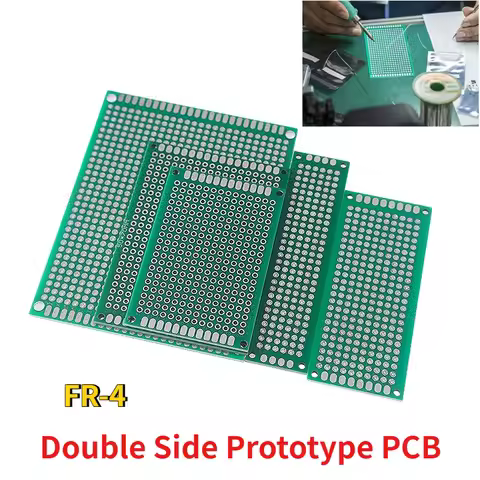 5/10PCS PCB 9x15 8x12 7x9 6x8 5x7 4x6 3x7 2x8cm Green Double Sided Prototype Diy Universal Printed C