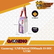 Gaoneng 1100mAh 4S 60C XT30 – High Power LiPo, Strong Punch, Stable Runtime, Ideal for 1805 Motorcyc