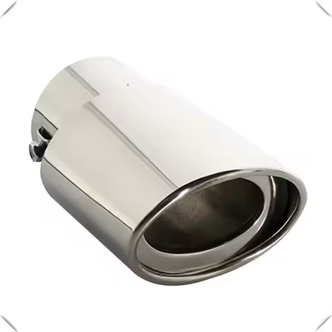 Universal Car Accessories Muffler Tip Round Stainless for Mercedes Benz A G500 ML EQA E43 CLA CLA45 