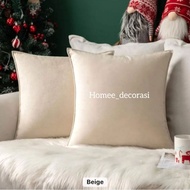 Suede sofa cushion cover 30x30 40x40 45x45 50x50 60x60 plain premium suede